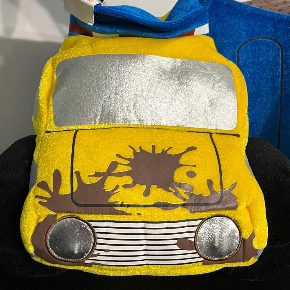 3D Plush Light-up I Want to Be Dump Truck Construction Halloween Costume New Boy